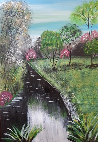 River in the forest I